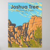 Nationaal park Joshua, het Grote Burrito Poster (Voorkant)