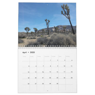 Nationaal park Joshua Tree 2021 Agenda Kalender