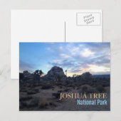 Nationaal park Joshua Tree Briefkaart (Voorkant / Achterkant)