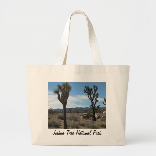 Nationaal park Joshua Tree Grote Tote Bag (Voorkant)