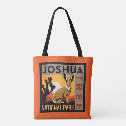 Nationaal park Joshua Tree | Jackrabbit Draagtas (Achterkant)