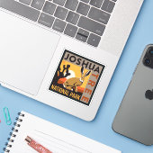 Nationaal park Joshua Tree | Jackrabbit Sticker (Laptop met iPhone)