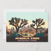 Nationaal park Joshua Tree Kaart (Voorkant)
