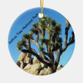 Nationaal park Joshua Tree Keramisch Ornament (Voorkant)
