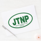 Nationaal park Joshua Tree Ovale Sticker (Envelop)