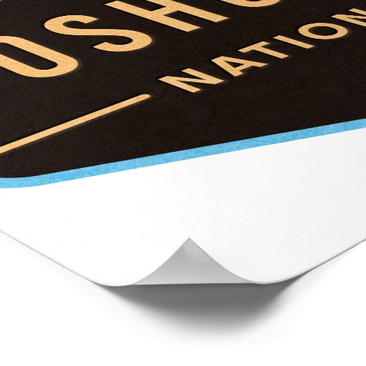 Nationaal park Joshua Tree Poster (Hoek)