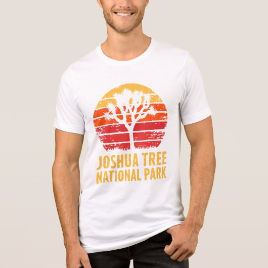 Nationaal park Joshua Tree Tri-Blend Shirt (Voorkant)