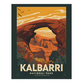 Nationaal park Kalbarri - Australië Perfect Poster