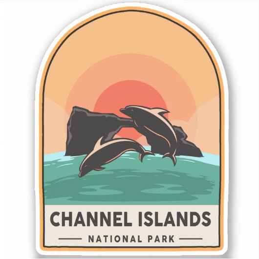 Nationaal park Kanaaleilanden Sticker (Voorkant)