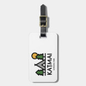 Nationaal park Katmai Bagagelabel (Voorkant verticaal)