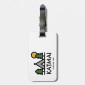 Nationaal park Katmai Bagagelabel (Achterkant verticaal)