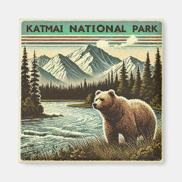 Nationaal park Katmai Magneet