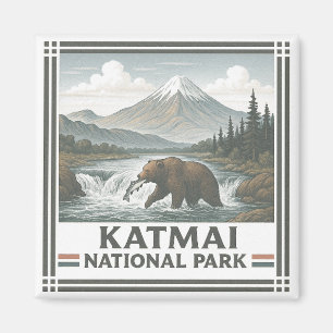 Nationaal park Katmai Magneet