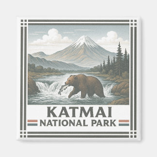 Nationaal park Katmai Magneet
