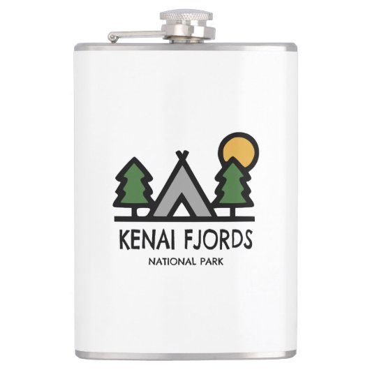 Nationaal park Kenai Fjords Heupfles (Voorkant)
