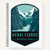Nationaal park Kenai Fjords Notitieboek (Voorkant)