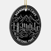 Nationaal park Kentucky Monoline Keramisch Ornament (Rechts)