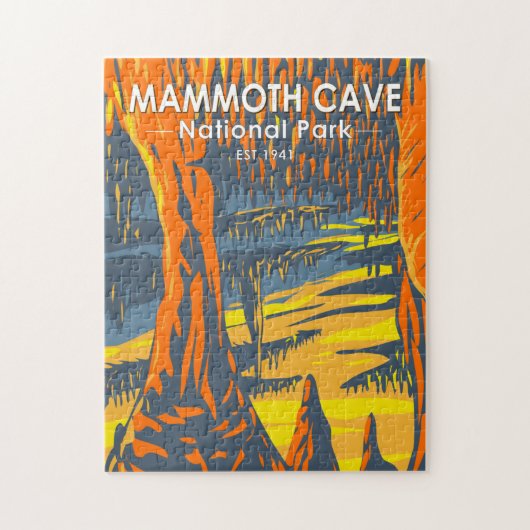 Nationaal park Kentucky van de Cave van Mammoth Legpuzzel (Verticaal)