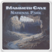 Nationaal park Kentucky van de Cave van Mammoth Sticker (Voorkant)