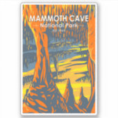 Nationaal park Kentucky van de Cave van Mammoth Sticker (Voorkant)