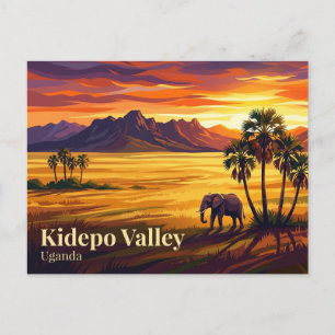 Nationaal park Kidepo-vallei Oeganda Briefkaart