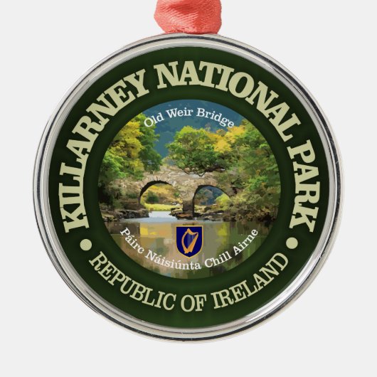 Nationaal Park Killarney Metalen Ornament (Voorkant)