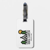 Nationaal Park Kings Canyon Bagagelabel (Achterkant verticaal)