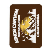 Nationaal Park Kings Canyon Magneet (Verticaal)