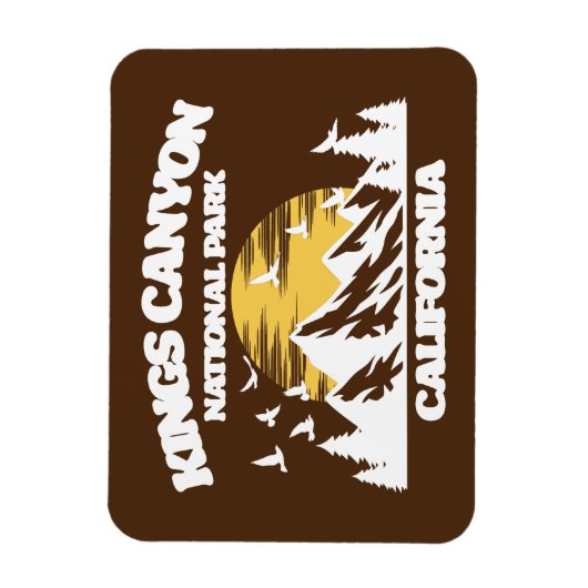 Nationaal Park Kings Canyon Magneet (Verticaal)