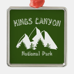 Nationaal Park Kings Canyon Metalen Ornament