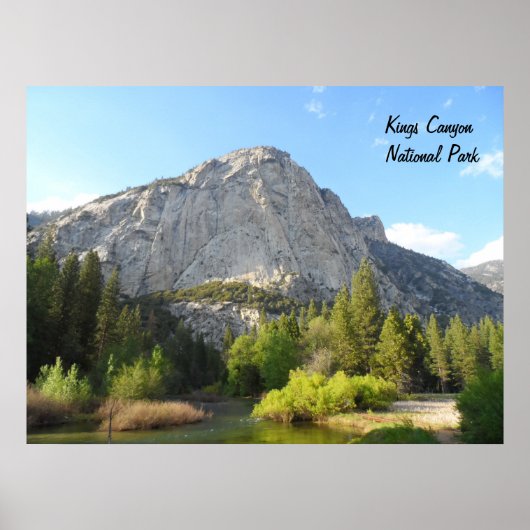 Nationaal Park Kings Canyon Poster (Voorkant)