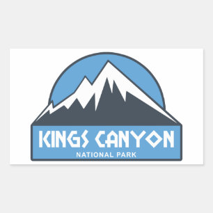 Nationaal Park Kings Canyon Rechthoekige Sticker