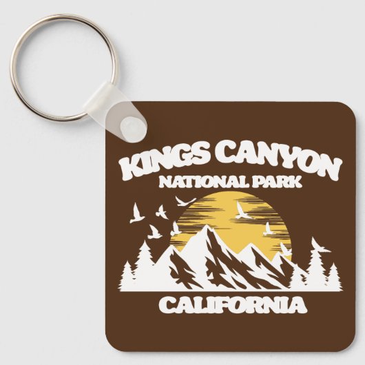 Nationaal Park Kings Canyon Sleutelhanger (Voorkant)