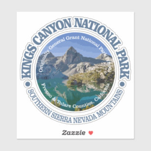 Nationaal Park Kings Canyon Sticker