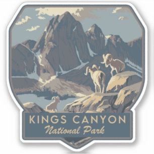 Nationaal Park Kings Canyon Sticker