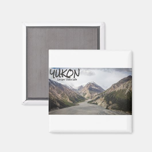 Nationaal park Kluane Magneet (Voorkant / Achterkant)
