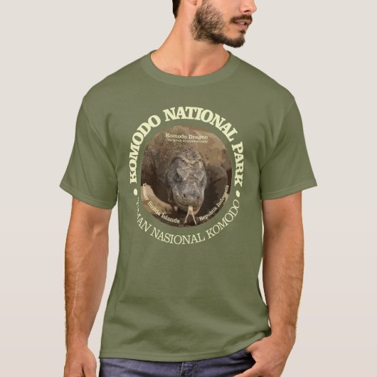 Nationaal park Komodo T-shirt (Voorkant)