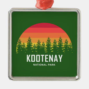 Nationaal park Kootenay Metalen Ornament