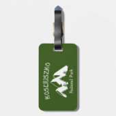 Nationaal park Kosciuszko Bagagelabel (Achterkant verticaal)