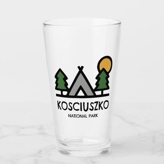 Nationaal park Kosciuszko Glas (Voorkant)