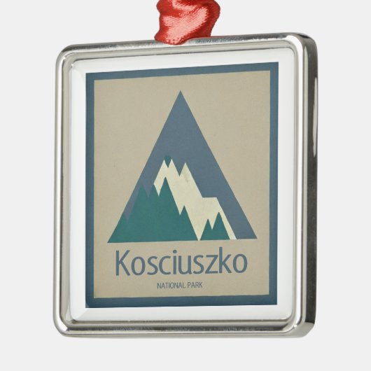 Nationaal park Kosciuszko Metalen Ornament (Links)