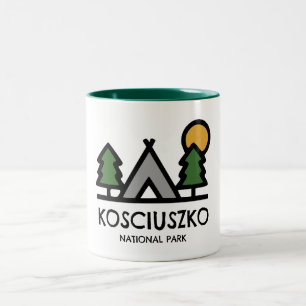 Nationaal park Kosciuszko Tweekleurige Koffiemok