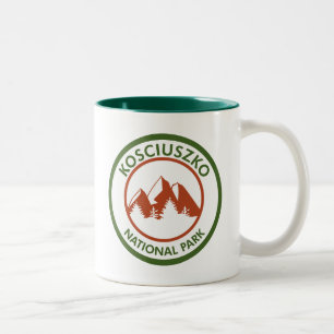 Nationaal park Kosciuszko Tweekleurige Koffiemok