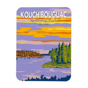 Nationaal Park Kouchibouguac Travel Art Magneet