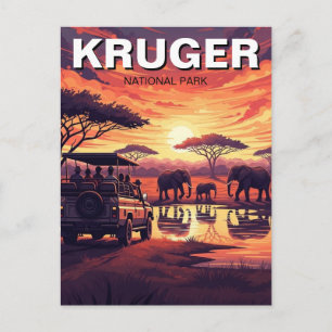 Nationaal park Kruger Zuid-Afrika Briefkaart