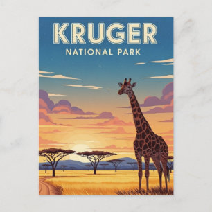 Nationaal park Kruger Zuid-Afrika Briefkaart