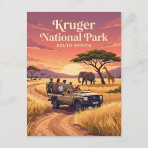 Nationaal park Kruger Zuid-Afrika Briefkaart