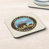 Nationaal Park Lake Clark Bier Onderzetter (Linkerzijde)