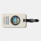 Nationaal park Lassen Volcanic Bagagelabel (Achterkant horizontaal)