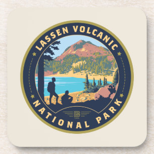 Nationaal park Lassen Volcanic Bier Onderzetter